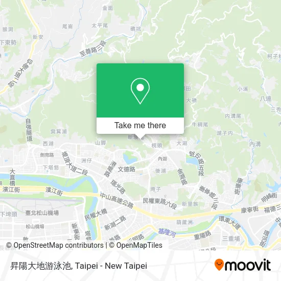 昇陽大地游泳池地圖