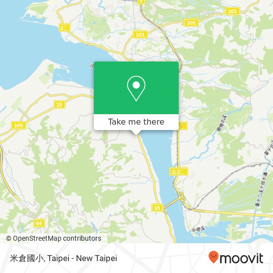 米倉國小 map