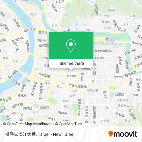 盛香堂松江大樓地圖