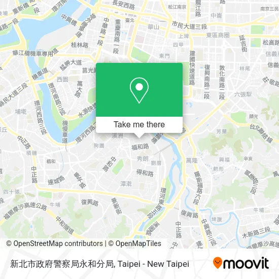 新北市政府警察局永和分局地圖