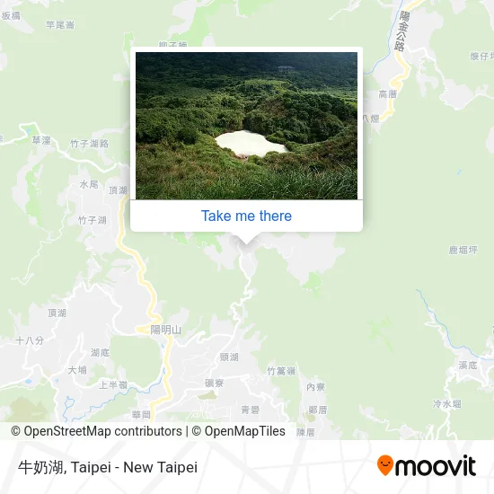 牛奶湖 map