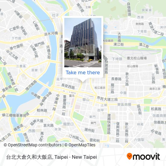 台北大倉久和大飯店 map