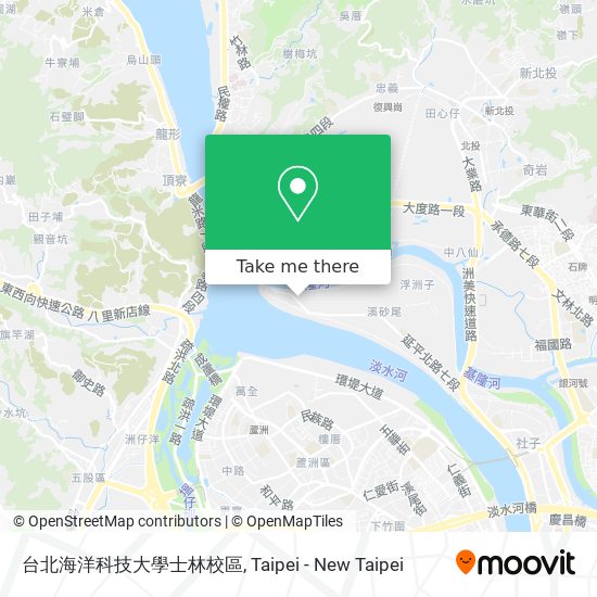 台北海洋科技大學士林校區 map