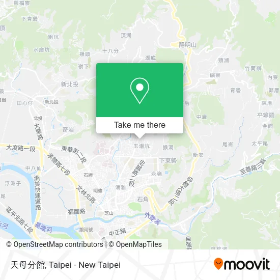 天母分館地圖