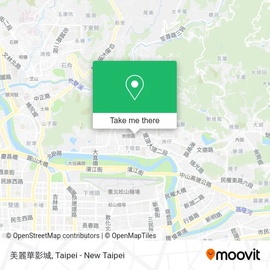 美麗華影城地圖