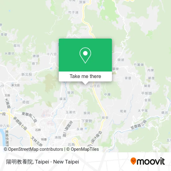 陽明教養院地圖