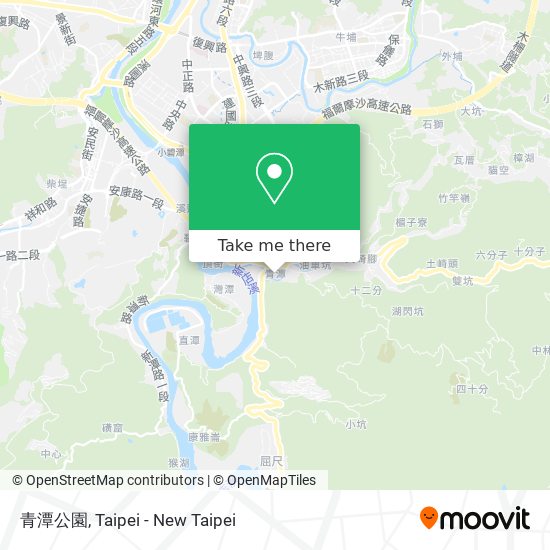 青潭公園 map
