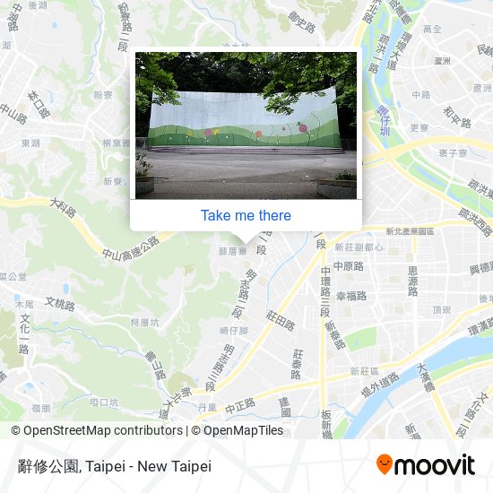 辭修公園 map