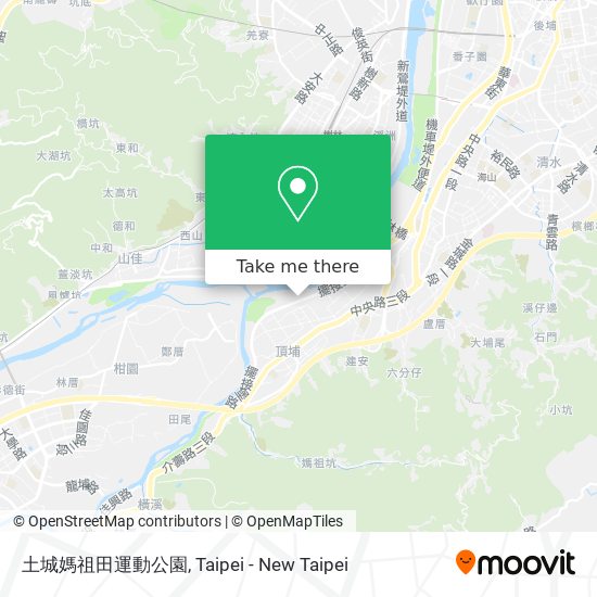 土城媽祖田運動公園 map