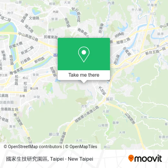 國家生技研究園區地圖