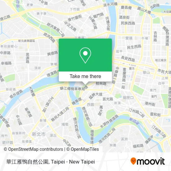 華江雁鴨自然公園地圖