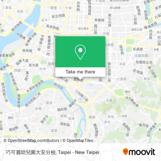 巧可麗幼兒園大安分校地圖