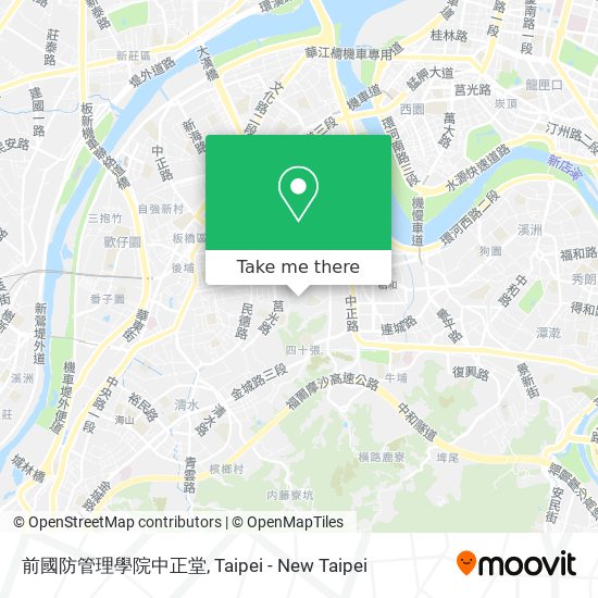 前國防管理學院中正堂 map