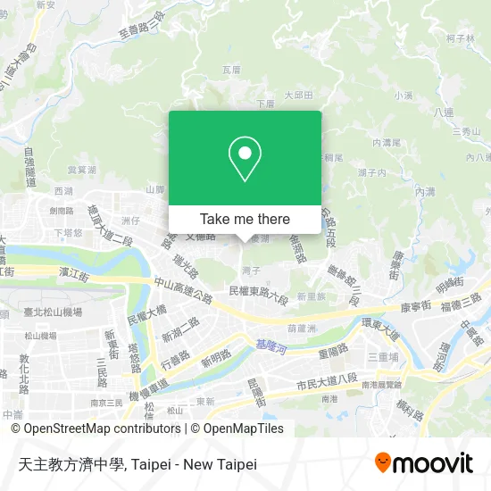 天主教方濟中學地圖