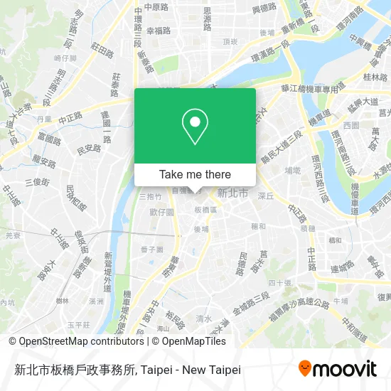 新北市板橋戶政事務所 map