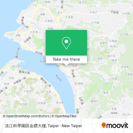 淡江科學園區金鑽大樓 map