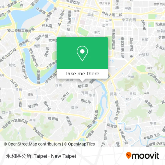 永和區公所 map