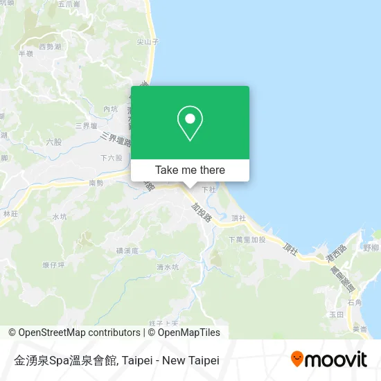 金湧泉Spa溫泉會館 map