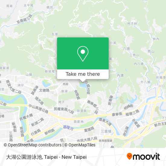 大湖公園游泳池 map