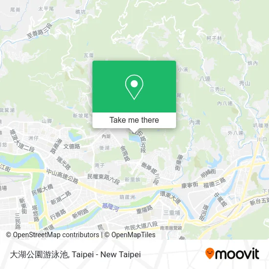 大湖公園游泳池地圖