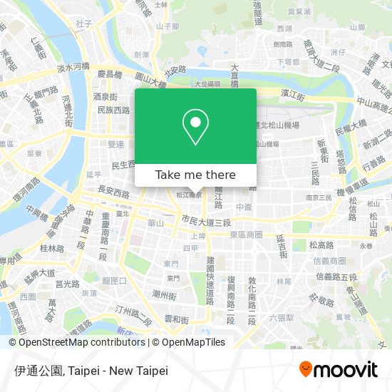 伊通公園 map