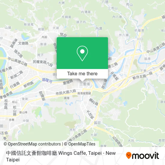 中國信託文薈館咖啡廳 Wings Caffe地圖