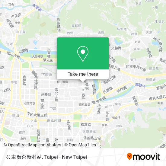 公車廣合新村站地圖