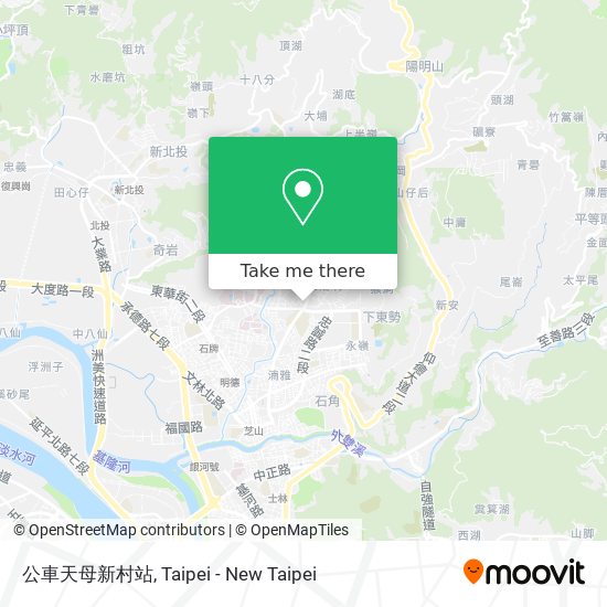 公車天母新村站 map