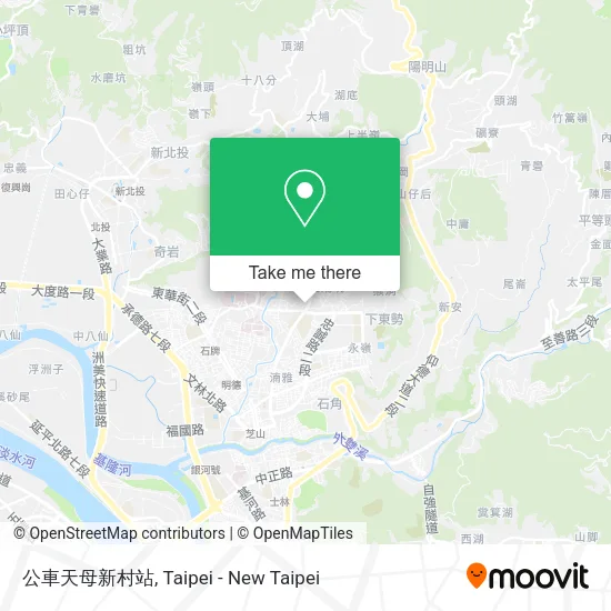 公車天母新村站地圖