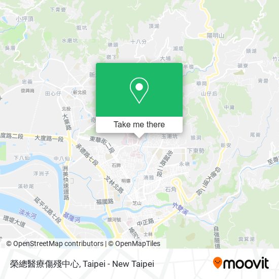 榮總醫療傷殘中心 map