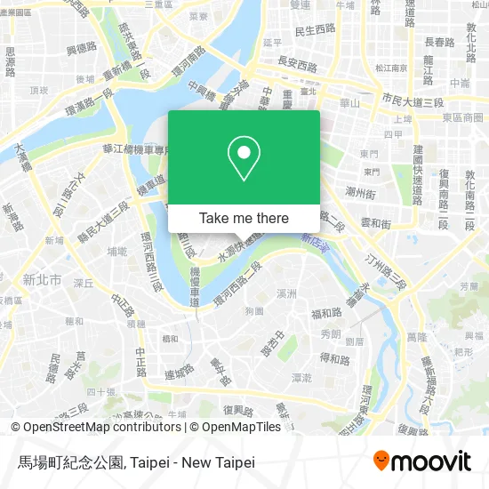 馬場町紀念公園地圖