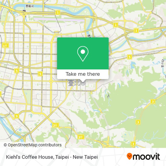 Kiehl's Coffee House map