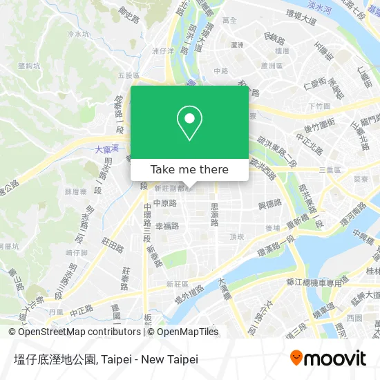 塭仔底溼地公園 map