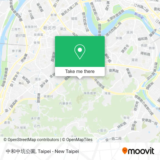 中和中坑公園地圖