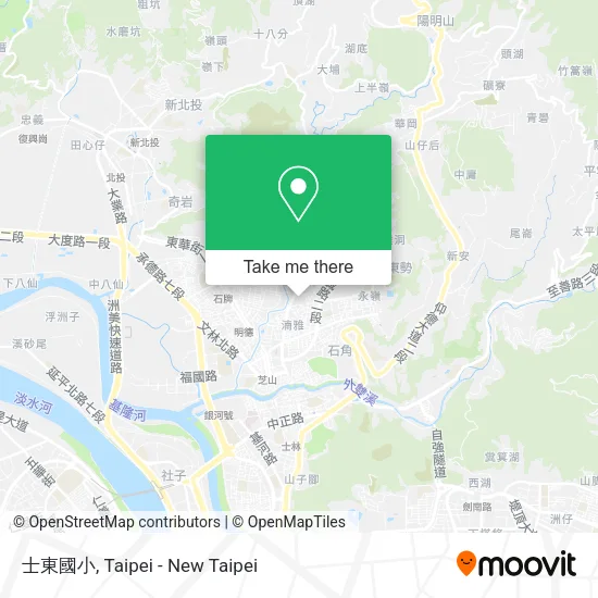 士東國小地圖