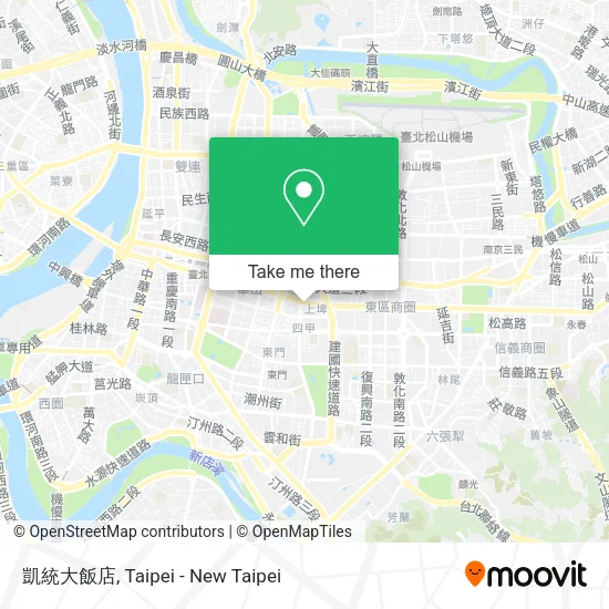 凱統大飯店地圖