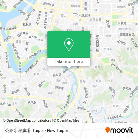 公館水岸廣場 map