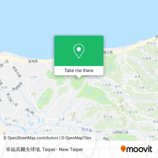 幸福高爾夫球場 map