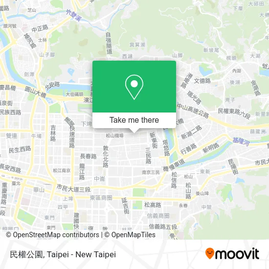 民權公園 map