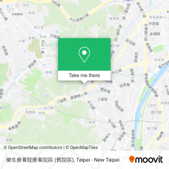 樂生療養院療養院區 (舊院區) map