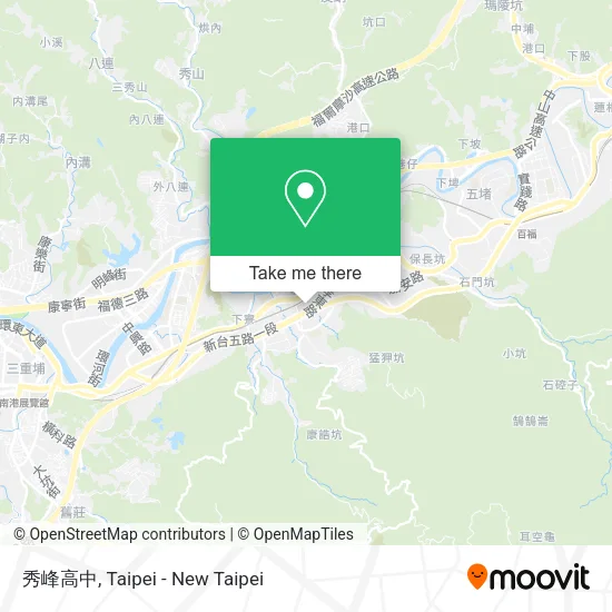 秀峰高中地圖