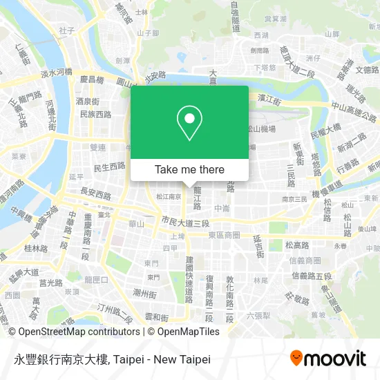 永豐銀行南京大樓地圖