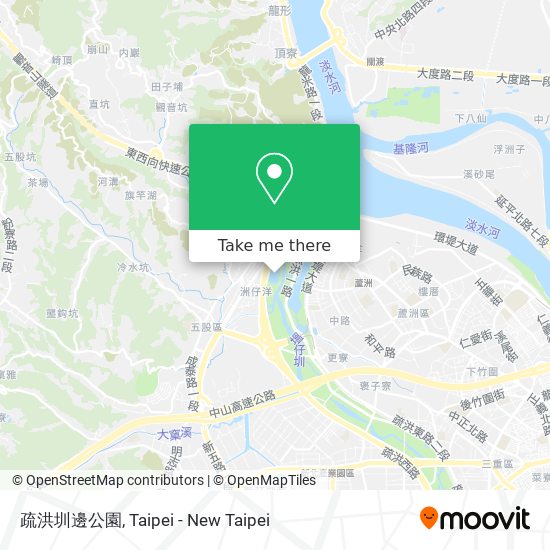 疏洪圳邊公園 map