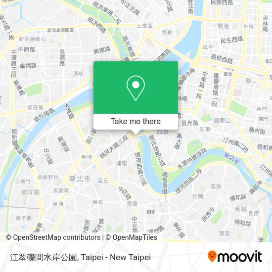 江翠礫間水岸公園地圖