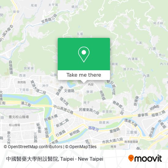 中國醫藥大學附設醫院 map