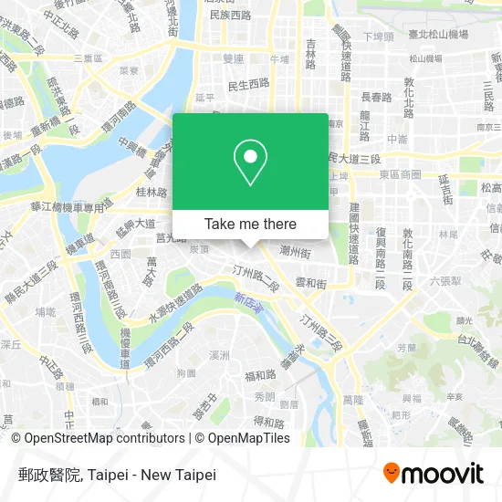 郵政醫院 map