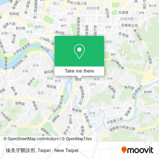 臻美牙醫診所 map