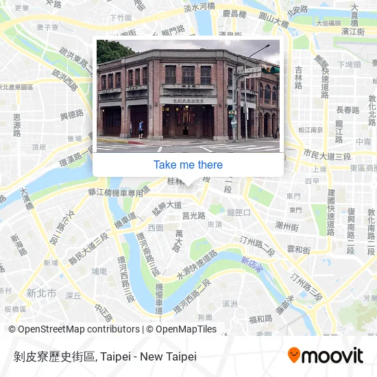 剝皮寮歷史街區地圖