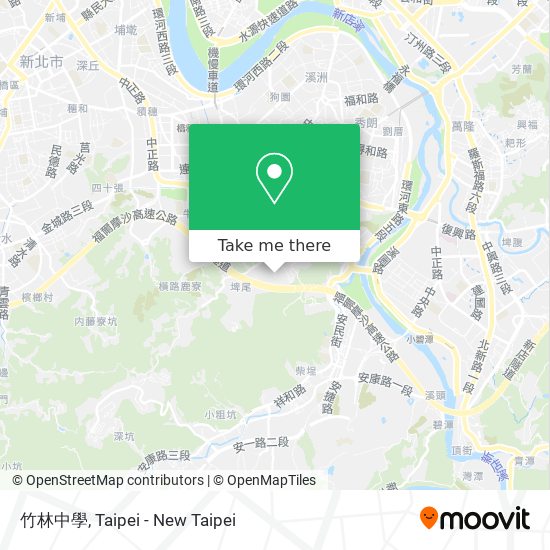 竹林中學 map