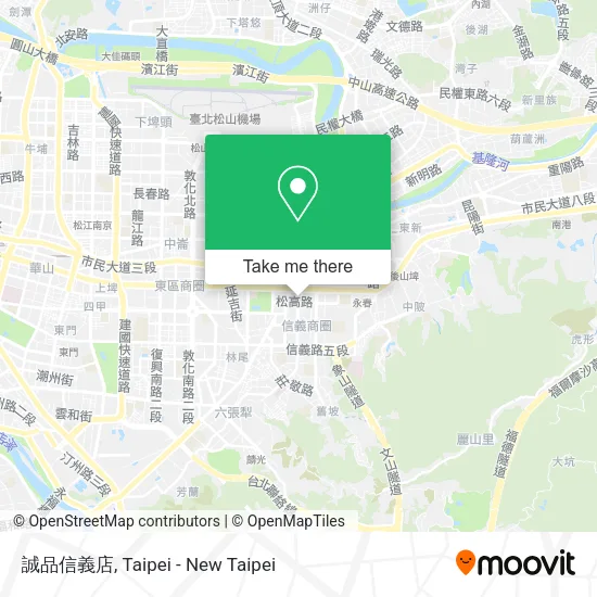 誠品信義店 map